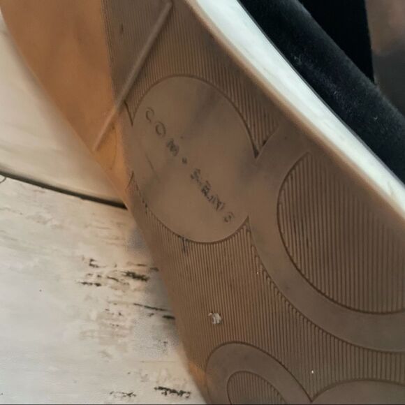 Com + Sens | black Shebby wedge loafer - Picture 6 of 14
